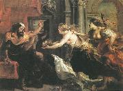 RUBENS, Pieter Pauwel Tereus Confronted with the Head of his Son Itylus Sweden oil painting artist